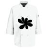 Eight Pearl Button Chef Coat with Thermometer Pocket Thumbnail