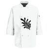 Eight Pearl Button Chef Coat with Thermometer Pocket Thumbnail