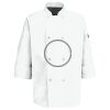 Eight Pearl Button Chef Coat with Thermometer Pocket Thumbnail
