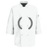 Eight Pearl Button Chef Coat with Thermometer Pocket Thumbnail