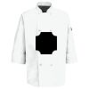 Eight Pearl Button Chef Coat with Thermometer Pocket Thumbnail