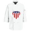Eight Pearl Button Chef Coat with Thermometer Pocket Thumbnail