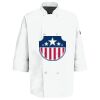 Eight Pearl Button Chef Coat with Thermometer Pocket Thumbnail
