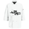 Eight Pearl Button Chef Coat with Thermometer Pocket Thumbnail
