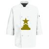 Eight Pearl Button Chef Coat with Thermometer Pocket Thumbnail