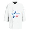 Eight Pearl Button Chef Coat with Thermometer Pocket Thumbnail