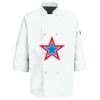 Eight Pearl Button Chef Coat with Thermometer Pocket Thumbnail