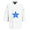 Eight Pearl Button Chef Coat with Thermometer Pocket Thumbnail
