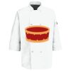 Eight Pearl Button Chef Coat with Thermometer Pocket Thumbnail