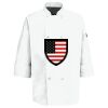 Eight Pearl Button Chef Coat with Thermometer Pocket Thumbnail