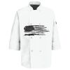 Eight Pearl Button Chef Coat with Thermometer Pocket Thumbnail