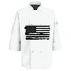 Eight Pearl Button Chef Coat with Thermometer Pocket Thumbnail