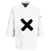 Eight Pearl Button Chef Coat with Thermometer Pocket Thumbnail
