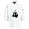 Eight Pearl Button Chef Coat with Thermometer Pocket Thumbnail