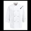 Eight Pearl Button Chef Coat - Tall Sizes Thumbnail
